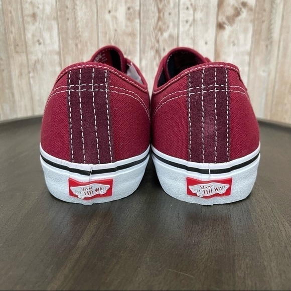 Vans Authentic Pro Low Top Sneaker Rumba Red Port Royale Size 9 Women - Picture 5 of 10